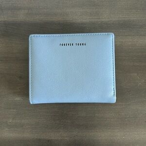 Light blue wallet
